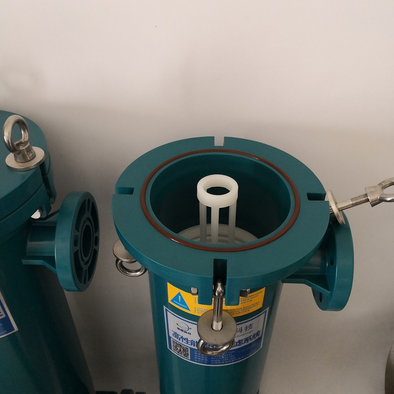 DSP40P塑膠袋式過濾器 平蓋 PP材質(zhì)